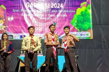 Juara 2 Umum Pramuka Penggalang GALAKSI di SMAN 1 Pare 2024