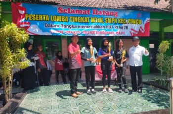Juara 3 Tim Bola Voli Putri Tingkat MTS SMPN Kec. Puncu 2023