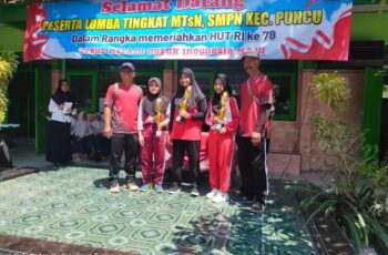 Juara 3 Tenis Meja Putri Tingkat MTS SMPN Kec. Puncu 2023
