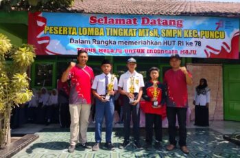 Juara 3 Kaligrafi Putra Tingkat MTS SMPN Kec. Puncu 2023