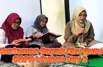 Khataman Bapak/Ibu Guru SMPN 1 Puncu